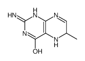 4-Pteridinol,2-amino-5,6-dihydro-6-methyl-(7CI,8CI)结构式