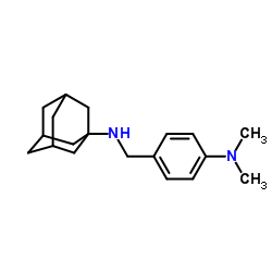 N-(4-(DIMETHYLAMINO)BENZYL)ADAMANTAN-1-AMINE Structure