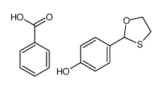 benzoic acid,4-(1,3-oxathiolan-2-yl)phenol结构式