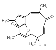 3a,6-Epoxy-3aH-cyclopentacyclododecene-4,11-dione,2,3,7,8-tetrahydro-2,5,8,8,12-pentamethyl-, (2R,3aR,9E,12Z)- structure