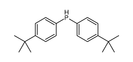 bis(4-tert-butylphenyl)phosphane结构式
