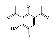3,5-diacetyl-1,2,4-trihydroxybenzene结构式