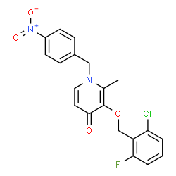 3-[(2-Chloro-6-fluorobenzyl)oxy]-2-methyl-1-(4-nitrobenzyl)-4(1H)-pyridinone picture