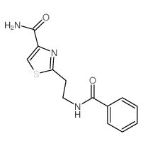 4-Thiazolecarboxamide,2-[2-(benzoylamino)ethyl]-结构式