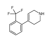 4-[2-(trifluoromethyl)phenyl]-1,2,3,6-tetrahydropyridine Structure