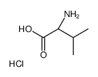 (2R)-2-amino-3-methylbutanoic acid,hydrochloride Structure