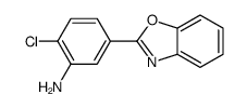 5-BENZOOXAZOL-2-YL-2-CHLOROPHENYLAMINE Structure