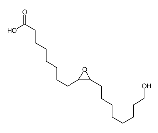 8-[3-(8-hydroxyoctyl)oxiran-2-yl]octanoic acid结构式