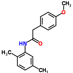 N-(2,5-Dimethylphenyl)-2-(4-methoxyphenyl)acetamide Structure