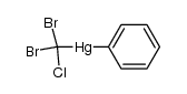Phenyl-(dibromchlormethyl)-quecksilber结构式