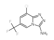 8-Chloro-6-(trifluoromethyl)[1,2,4]triazolo-[4,3-a]pyridin-3-amine Structure