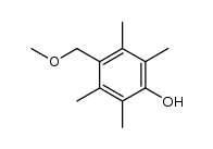 4-(α-Methoxy-methyl)-2,3,5,6-tetramethyl-phenol结构式