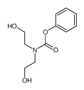 phenyl N,N-bis(2-hydroxyethyl)carbamate结构式