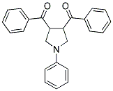 (4-benzoyl-1-phenyltetrahydro-1h-pyrrol-3-yl)(phenyl)methanone structure