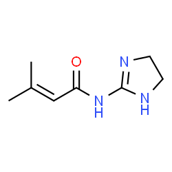 2-Butenamide,N-(4,5-dihydro-1H-imidazol-2-yl)-3-methyl-结构式