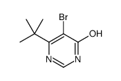5-bromo-6-tert-butyl-4-pyrimidinol Structure