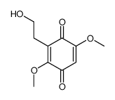 2,5-Cyclohexadiene-1,4-dione, 3-(2-hydroxyethyl)-2,5-dimethoxy- (9CI)结构式