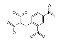 Dinitromethyl-2,4-dinitrophenyl-sulfid Structure