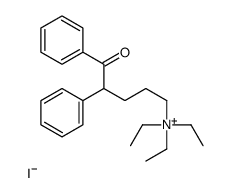 triethyl-(5-oxo-4,5-diphenylpentyl)azanium,iodide Structure
