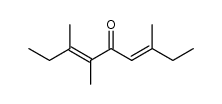 3,4,7-trimethyl-nona-3,6-dien-5-one Structure