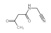 N-(cyanomethyl)-3-oxo-butanamide Structure