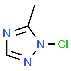 1H-1,2,4-Triazole,1-chloro-5-methyl-(9CI)结构式