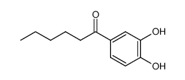 1-Hexanone,1-(3,4-dihydroxyphenyl)-(9CI) Structure