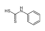 ammonium N-phenyldithiocarbamate Structure