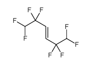 1,1,2,2,5,5,6,6-octafluorohex-3-ene Structure