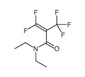 N,N-diethyl-3,3-difluoro-2-(trifluoromethyl)prop-2-enamide结构式