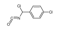 (4-chlorophenyl)chloromethyl isocyanate Structure