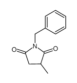 1-benzyl-3-methylpyrrolidine-2,5-dione Structure