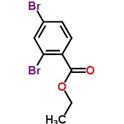 Ethyl 2,4-dibromobenzoate结构式