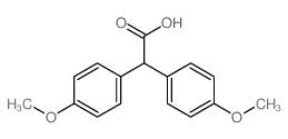 2,2-bis(4-methoxyphenyl)acetic acid structure