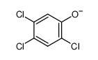 2,4,5-trichlorophenoxide ion Structure