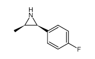 Aziridine, 2-(4-fluorophenyl)-3-methyl-, (2S,3R)- (9CI) Structure