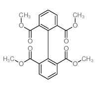 dimethyl 2-[2,6-bis(methoxycarbonyl)phenyl]benzene-1,3-dicarboxylate结构式