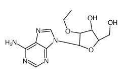 (2R,3R,4R,5R)-5-(6-aminopurin-9-yl)-4-ethoxy-2-(hydroxymethyl)oxolan-3-ol结构式