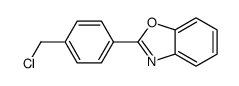 4-(2-Benzoxazoyl)benzyl chloride Structure