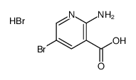 2-AMINO-5-BROMO-NICOTINIC ACID HYDROBROMIDE Structure