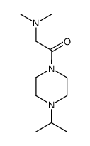 1-(N,N-dimethyl-glycyl)-4-isopropyl-piperazine结构式