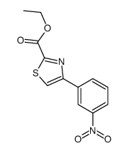 Ethyl 4-(3-Nitrophenyl)thiazole-2-carboxylate structure