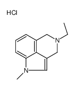4-Ethyl-1-methyl-1,3,4,5-tetrahydropyrrolo(4,3,2-de)isoquinoline hydrochloride结构式