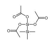 2,2,2-trimethyldisilane-1,1,1-triyl triacetate structure