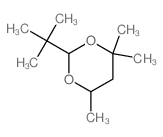 4,4,6-trimethyl-2-tert-butyl-1,3-dioxane Structure
