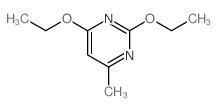 2,4-diethoxy-6-methyl-pyrimidine Structure