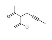 3-(1-methoxyethenyl)hept-5-yn-2-one Structure