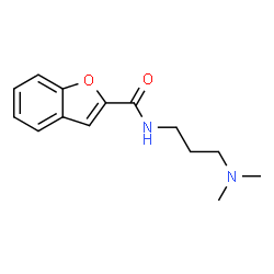 2-Benzofurancarboxamide,N-[3-(dimethylamino)propyl]-(9CI) Structure
