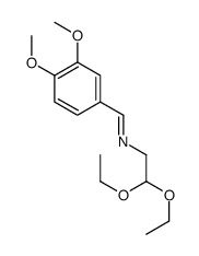 3,4-Dimethoxybenzylidenaminoacetal结构式
