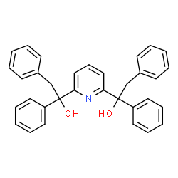α,α'-Dibenzyl-α,α'-diphenyl-2,6-pyridinedimethanol结构式